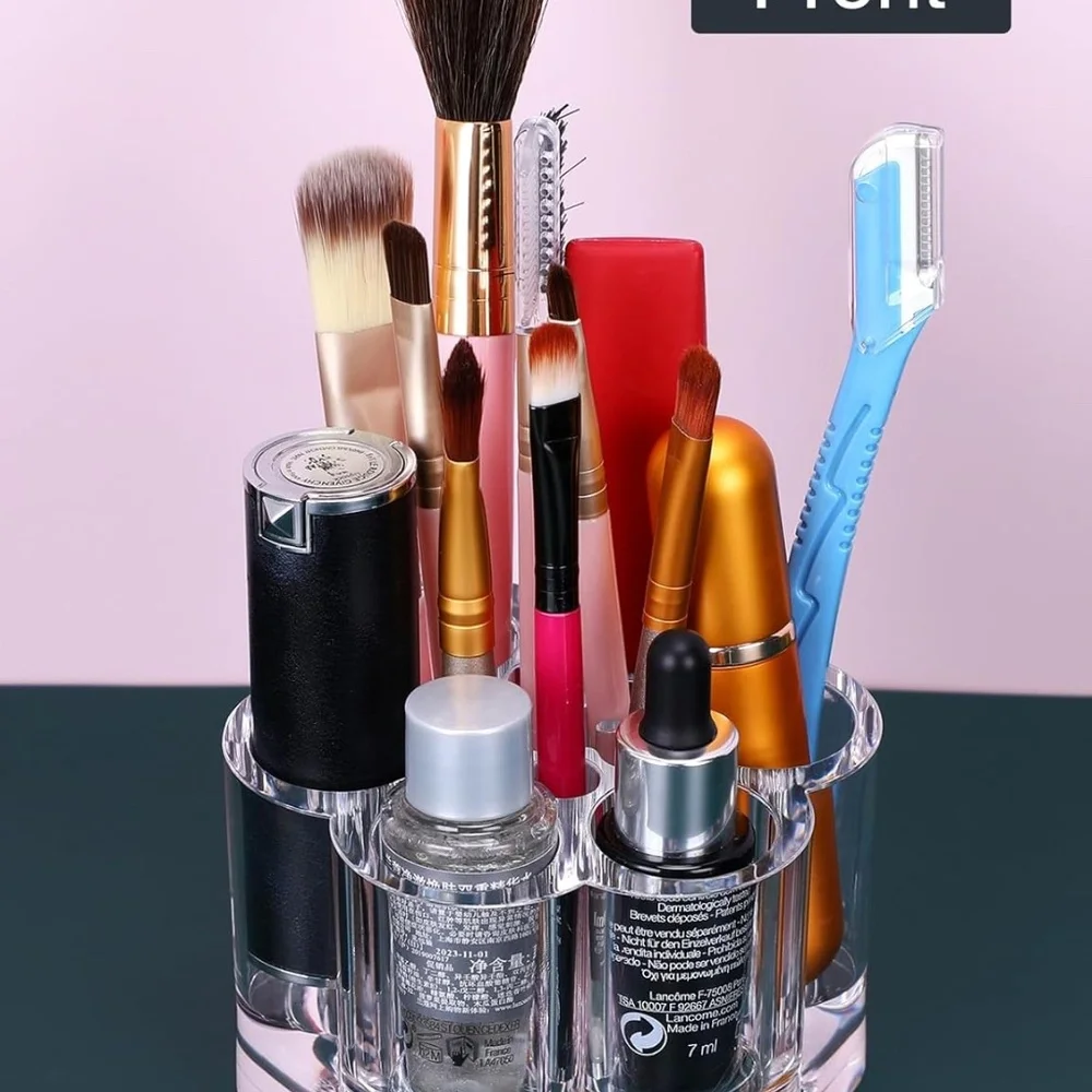 acrylic lipstick & lip liner organizer (set of 2)